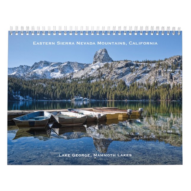 Calendrier Sierra orientale, Mammoth Lakes, CA (Protection)