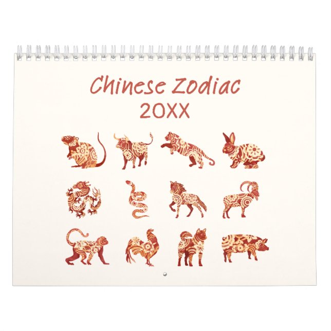 Calendrier SIGNE Zodiaque Chinois (Protection)