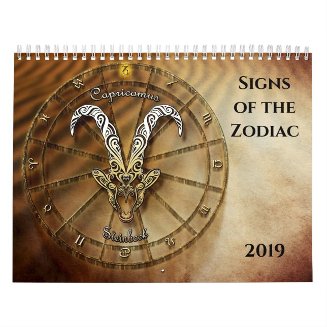 Calendrier Signes du zodiaque (Protection)
