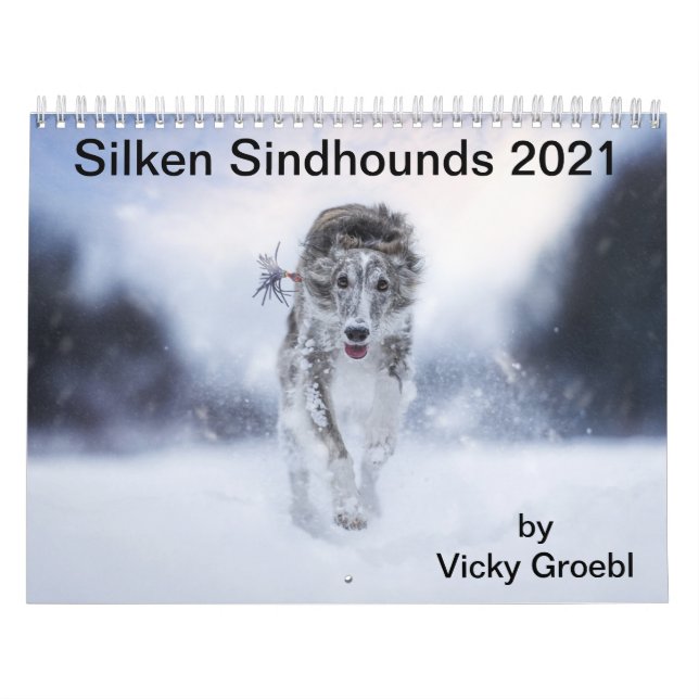 Calendrier Silken Windhounds 2021 par Vicky Groebl - Adultes  (Protection)