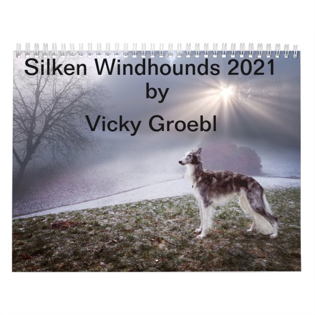 Calendrier Silken Windhounds 2021 par Vicky Groebl - Adultes  (Protection)