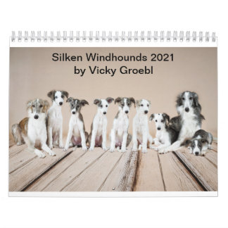 Calendrier Silken Windhounds 2021 par Vicky Groebl - Puppies