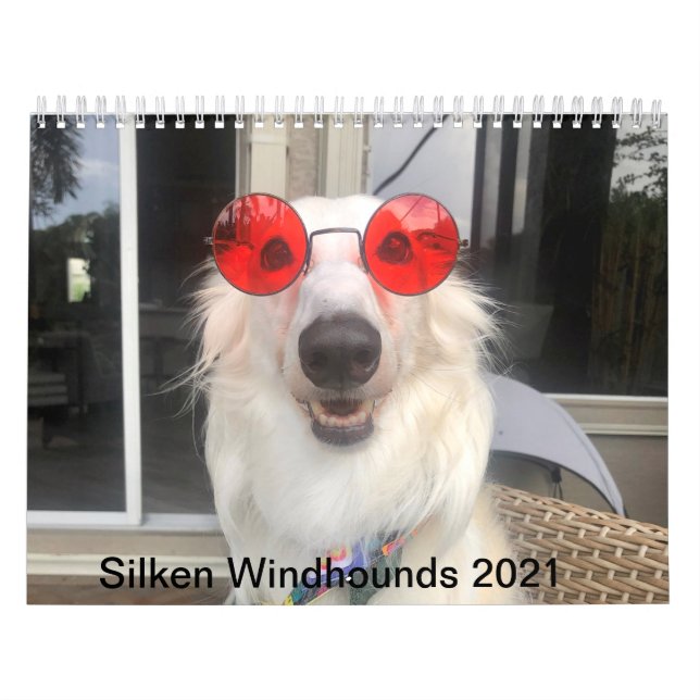 Calendrier Silken Windhounds 2021 - Tous habillés (Protection)