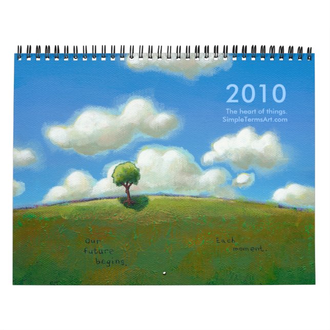 Calendrier simple d'art de 2010 termes - bel (Protection)