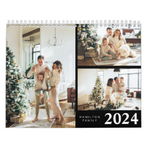 Calendrier Simple minimaliste Photo de famille 2022 personnal