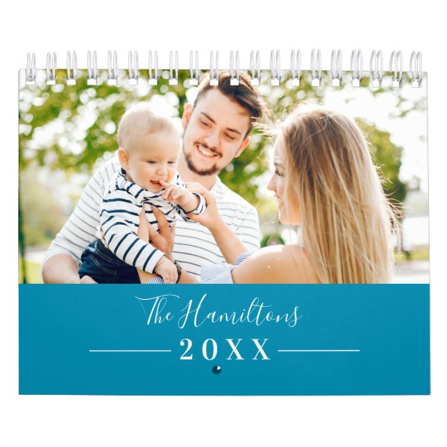 Calendrier Simple Photo de Famille Mignonne 2022 (Protection)
