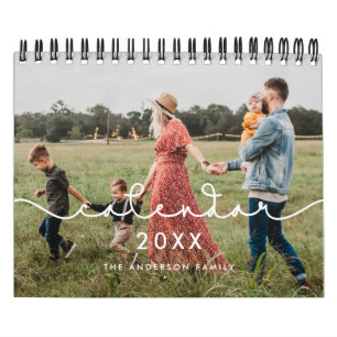 Calendrier Simple police mignonne photo 2023