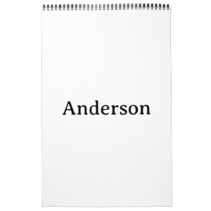 Calendrier Simple Professionnel 43 cm x 28 cm Une Page Moyenn
