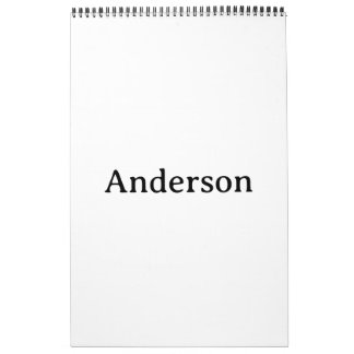 Calendrier Simple Professionnel 43 cm x 28 cm Une Page Moyenn