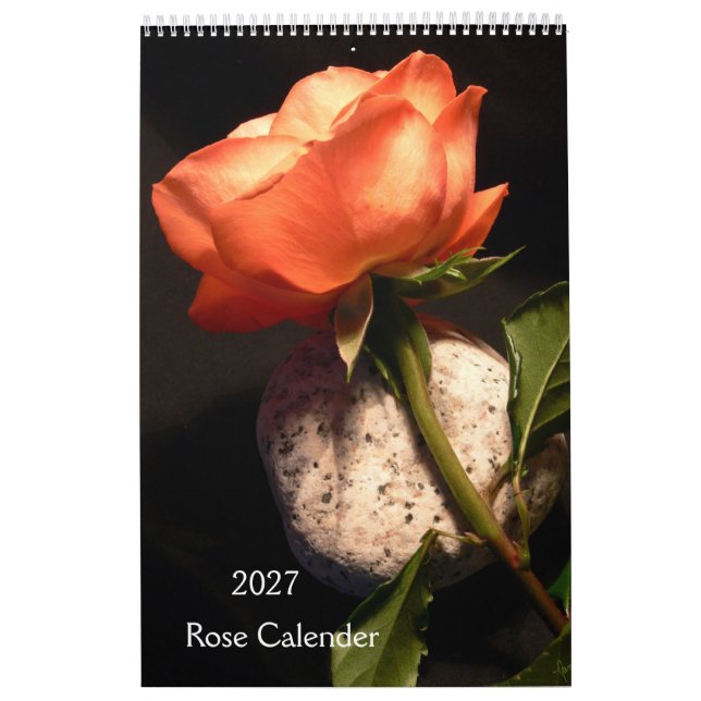 Calendrier simple rose 2027 (Protection)