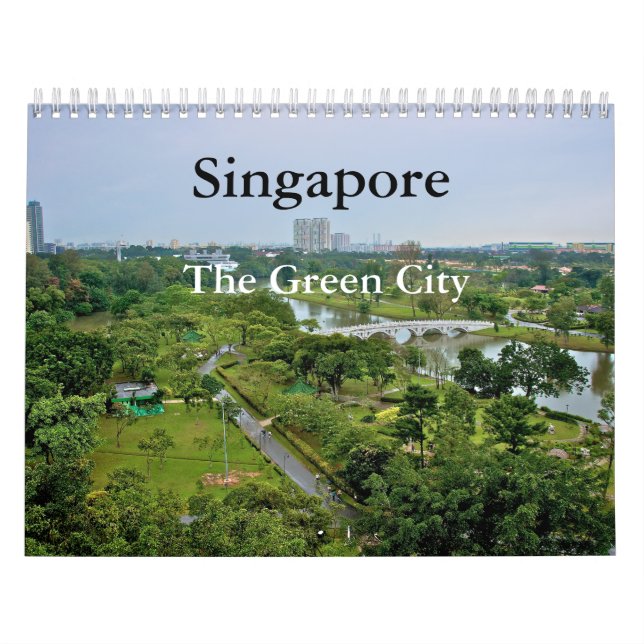 Calendrier Singapour - La ville verte (Protection)