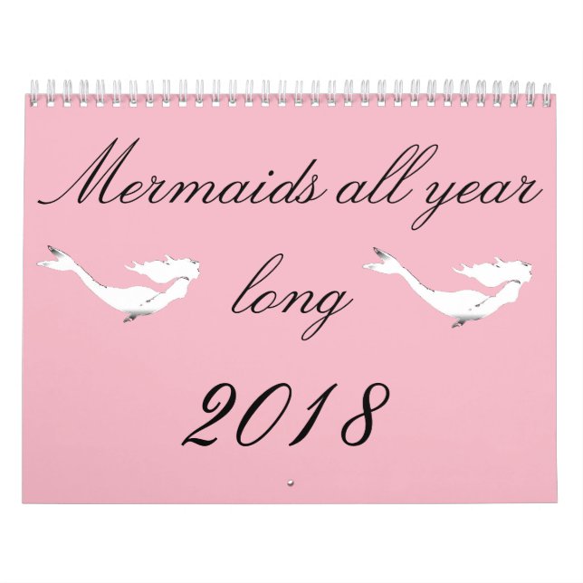 Calendrier Sirènes toute l'année 2018 (Protection)