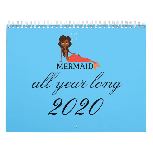 Calendrier Sirènes toute l'année 2020 (Protection)
