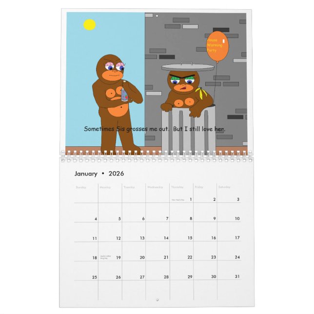 Calendrier sismonkey 2013 (Jan 2026)