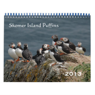 Calendrier Skomer Island Puffins 2013