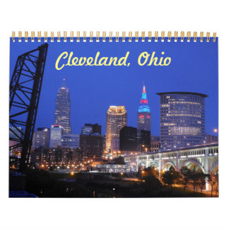 Calendrier Skyline Cleveland Ohio