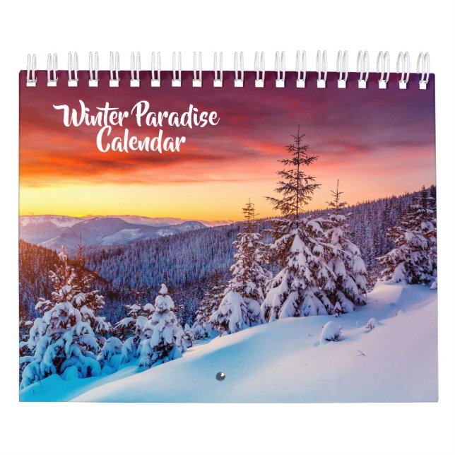 Calendrier Small Size Winter Paradise Calendar (Protection)