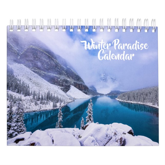 Calendrier Small Size Winter Paradise Calendar (Protection)