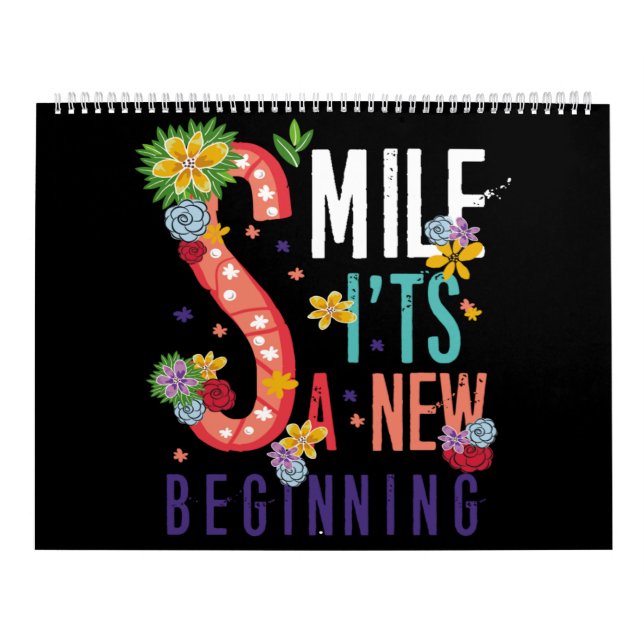 Calendrier smile it's a new start (Protection)