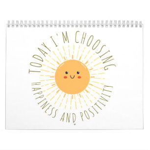 Calendrier Soleil souriant mignon 
