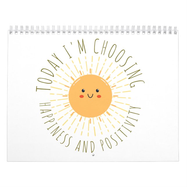 Calendrier Soleil souriant mignon  (Protection)