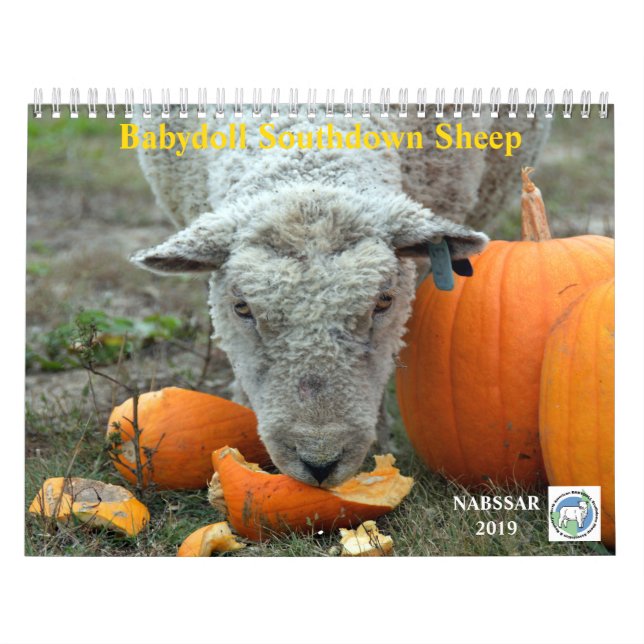 Calendrier Southdown des moutons 2019 NABSSAR de (Protection)