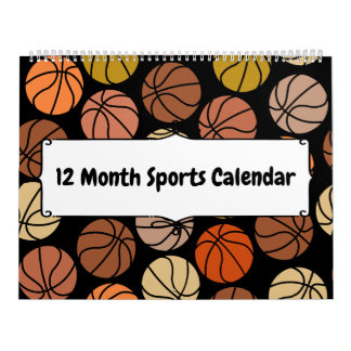 Calendrier sportif de 12 mois