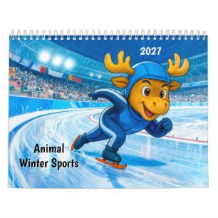 Calendrier Sports d'hiver pour animaux