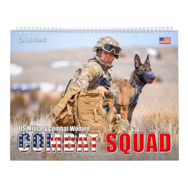 Calendrier SQUAD DE COMBAT - US Military Combat Women (Protection)