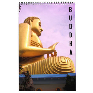 Calendrier statues de bouddha