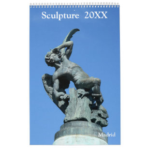 Calendrier Statues et sculptures de 12 mois