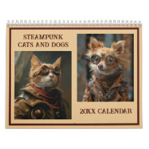 Steampunk Chats et Chiens AI