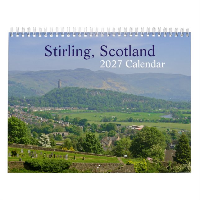 Calendrier Stirling Écosse 2027 (Protection)