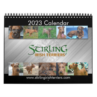 Calendrier Stirling Irish Terriers 2023
