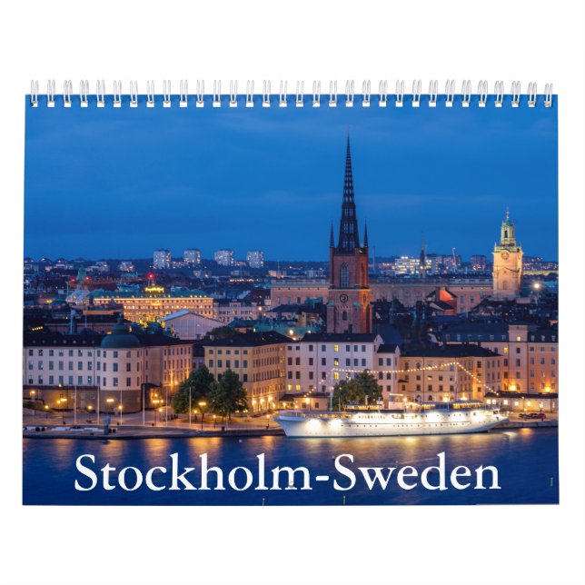 Calendrier Stockholm-Sweden Calendar (Protection)