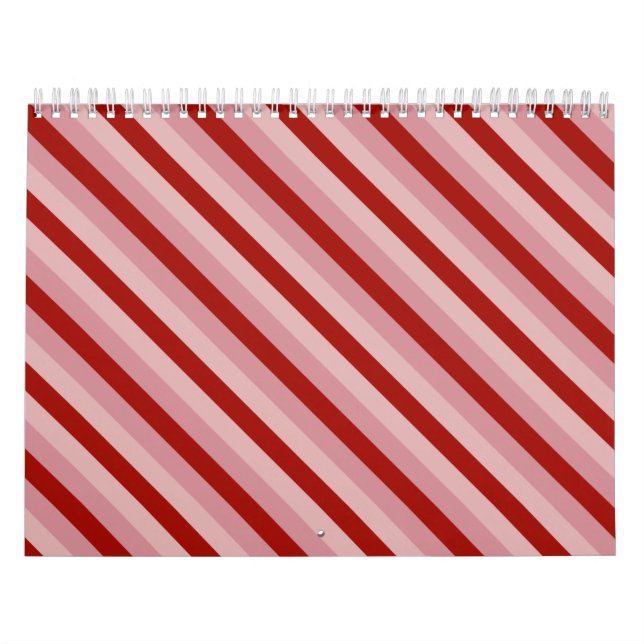 Calendrier Stripes Valentine personnalisables (Protection)