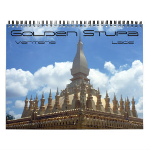 Calendrier stupa d'or 2025