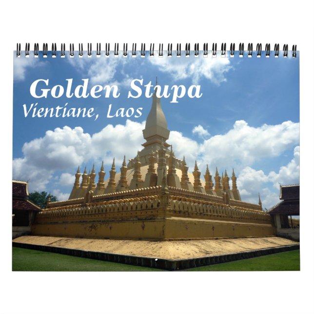 Calendrier stupa doré 2026 (Protection)