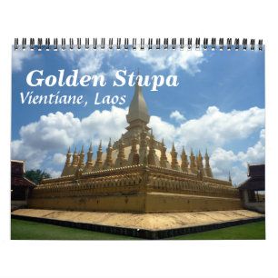 Calendrier stupa doré 2026