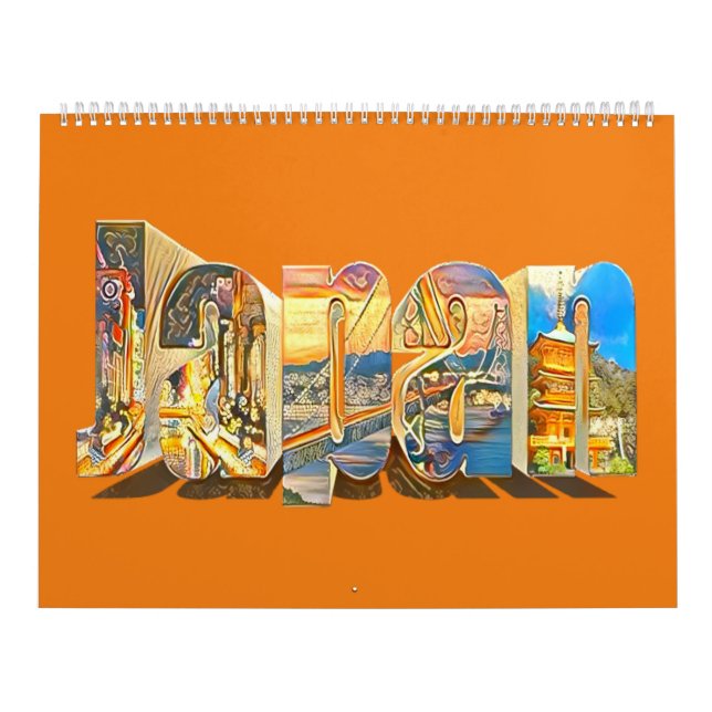 Calendrier Style Vintage japonais authentique (Protection)