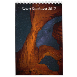 Calendrier Sud-ouest 2017 de désert