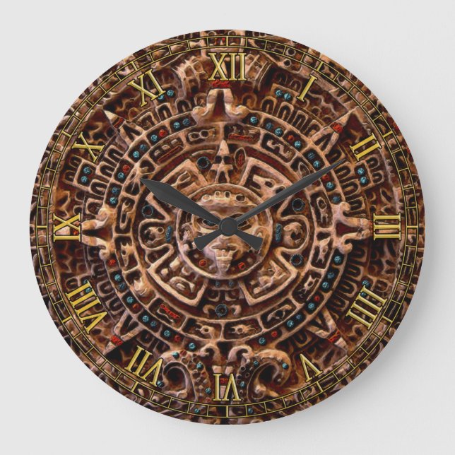 Calendrier Sun Maya Aztec Mexique Horloge historiq (Recto)