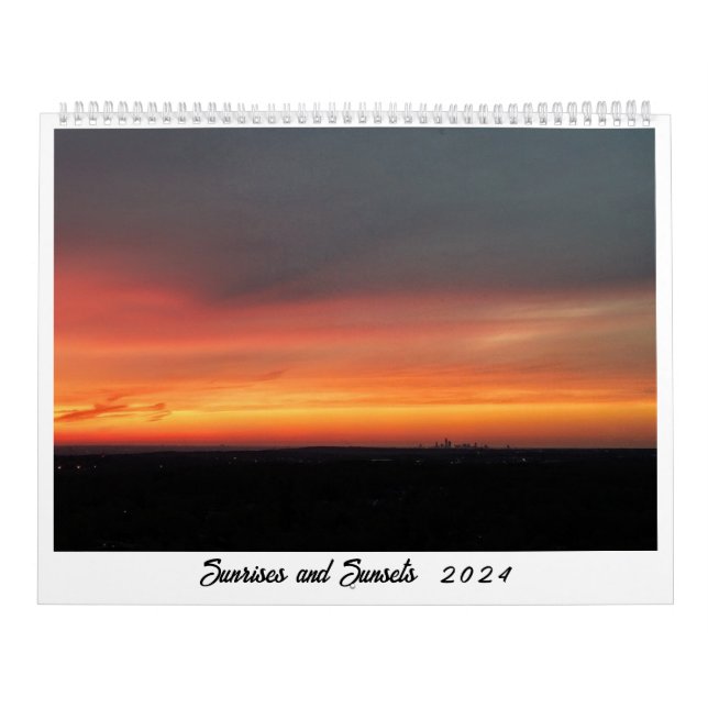 Calendrier Sunrise et Sunsets 2024 (Protection)