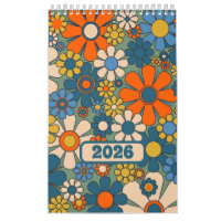 Super Retro 60s les années 70 Floral Pattern 2025