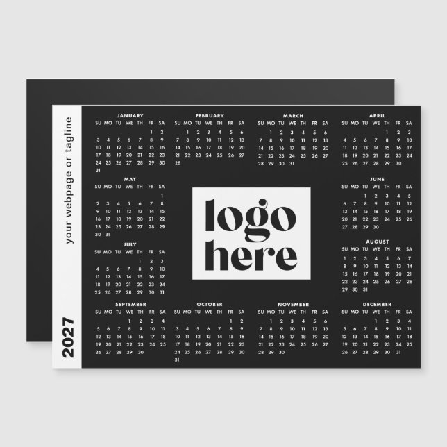 Calendrier sur mesure de couleur personnalisée pou (Devant / Derrière)