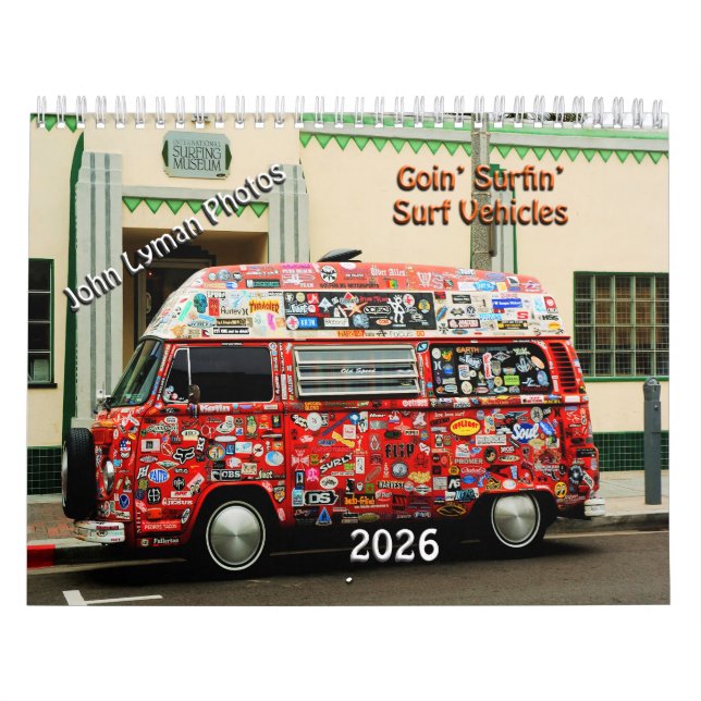 Calendrier Surf Mobiles 2026 Calendar (Protection)