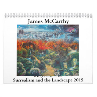 Calendrier Surréalisme et le paysage 2015 de James McCarthy-