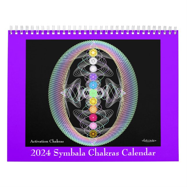 Calendrier Symbala Chakras 2024 (Protection)