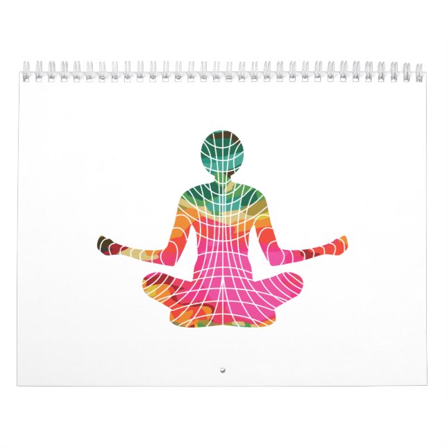 Calendrier Symbole de méditation de la géométrie sacrée du yo (Protection)