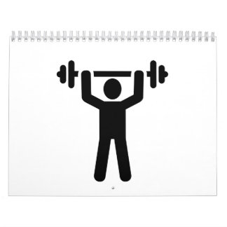 Calendrier Symbole de Powerlifting d'haltérophilie